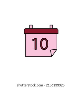 new calendar vector type icon