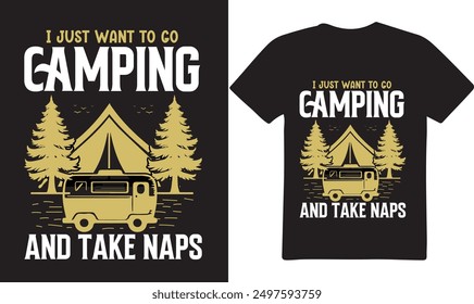 New Camping T-shirt Design Bundle, Camping vector T-shirt Designs, 
Typography T-Shirt Design, Adventure travel lettering T-Shirt Design, Mountain Pine Tree Hiking Vector design, New Camping vector