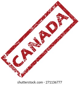 New Canada grunge rubber stamp on a white background. Vector illustration