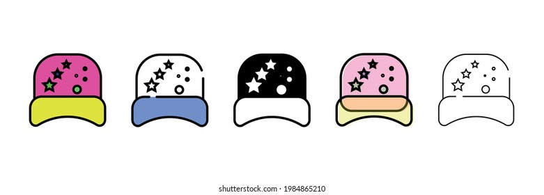 new cap vector type icon