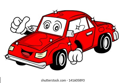New car cartoon