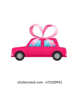 New car concept. Vector illustration