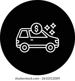 New Car vector icon. Can be used for printing, mobile and web applications.