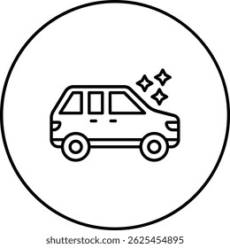 Nuevo icono de Vector de coche. Se puede utilizar para aplicaciones de impresión, móviles y de Web.
