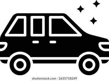 Nuevo icono de Vector de coche. Se puede utilizar para aplicaciones de impresión, móviles y de Web.
