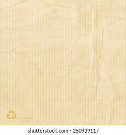 New card board paper box be crumpled vector design