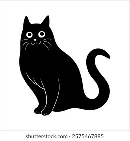 new cat ghost style silhouette design