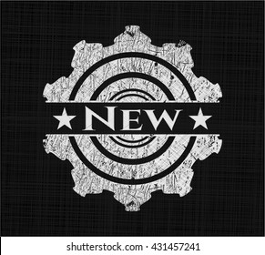 New with chalkboard texture