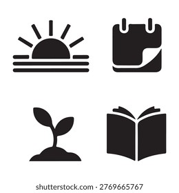 New chapter begins with an open book symbolizing fresh ideas