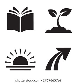 New chapter doorway symbol representing opportunity and transition