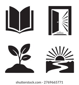 New chapter illustration expressing clarity, hope and new possibilities