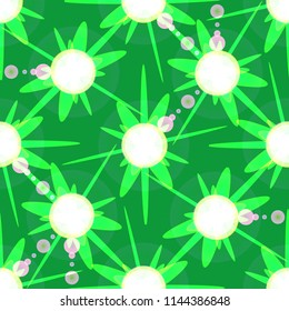New charming magian abstract object glow splash background seamless.