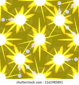 New charming magian abstract object glow splash background seamless.