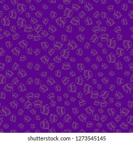 New charming magian animal background nature shell multicolor seamless summer sea.