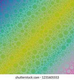 New charming magic abstract background multicolor circle geometric.