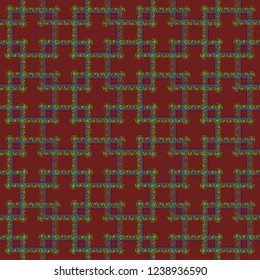 New charming magic abstract background multicolor geometric seamless pattern grid.