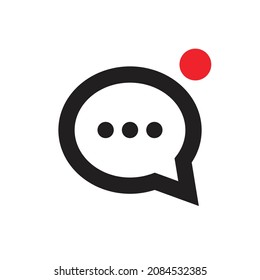 New chat icon with flat style.