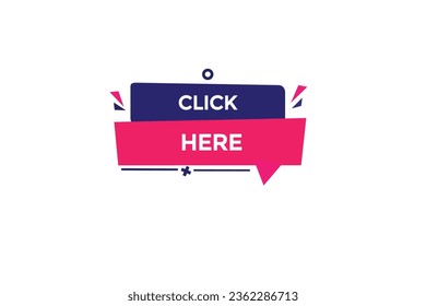 new check here modern, website, click button, level, sign, speech, bubble  banner, 
