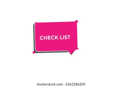  new check list modern, website, click button, level, sign, speech, bubble  banner, 
