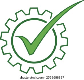 New Check mark logo vector or icon. Checkbox illustration.