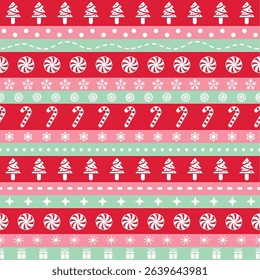 New Christmas Candies mints wallpaper seamless 2026