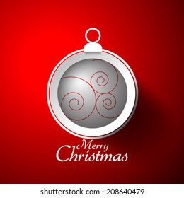 New Christmas Hand Made Look Design Vector Background