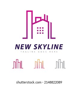 New City Logo Design, Real estate Logo Design Creative Symbol
