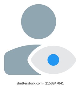 new classic user with preview isolated on a white background