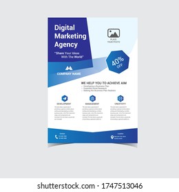 New Clean Corporate flyer template