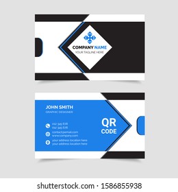 New Clean and Creative Modern Business Card Design Template Print Ready Double Sided Vector Graphics