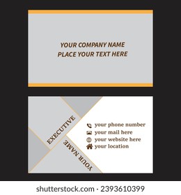 New, clean, luxury business card.