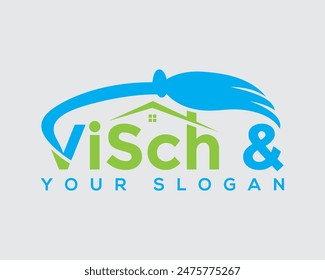 New Cleaning service logo design template vector. Suitable logo for cleaning service and window cleaner company 