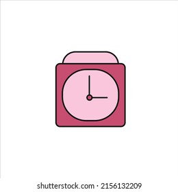 new clock vector type icon