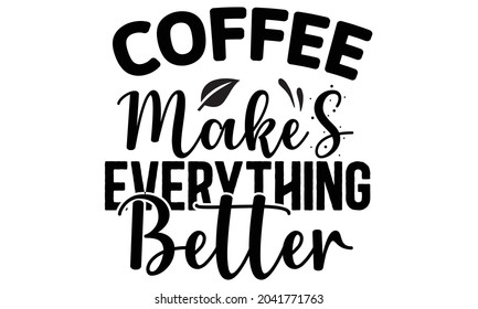 New Coffee Mug SVG Design Template