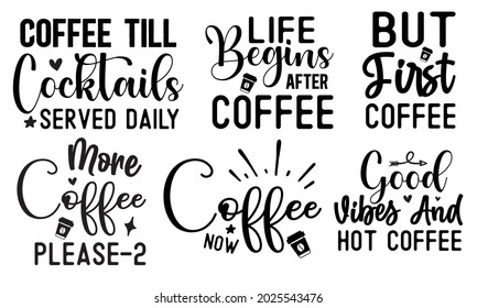 Neues Coffee SVG Paket Design