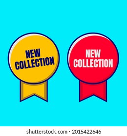 New collection badges and labels vector