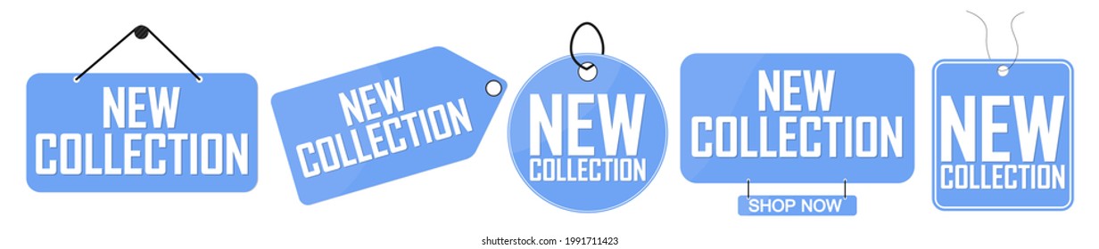 Neue Kollektion, Design-Vorlage für Banner, Vektorgrafik