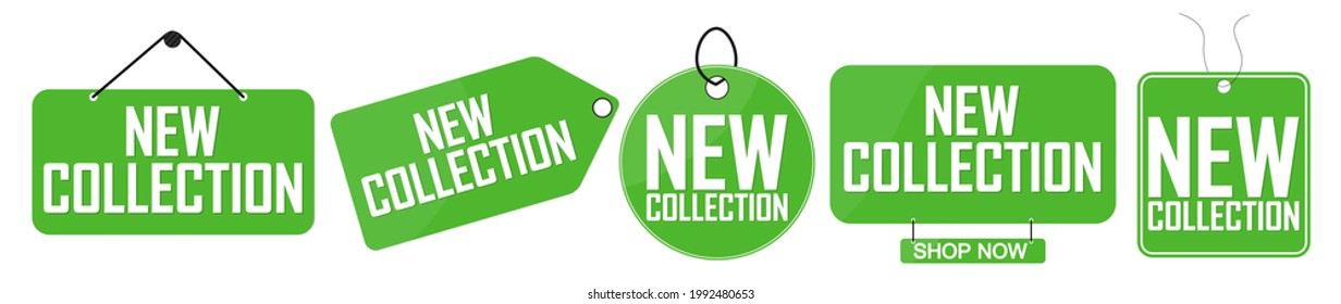 New Collection, banners design template, vector illustration