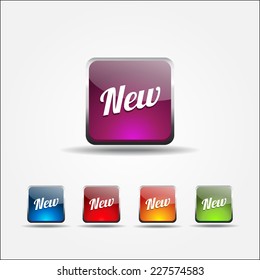 New Collection Colorful Vector Icon Design