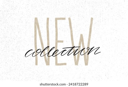 New collection continuous line vector lettering. Hand drawn black and gold paint modern slogan handwritten calligraphy. Paint lettering design for social media, social media, advertising design banner