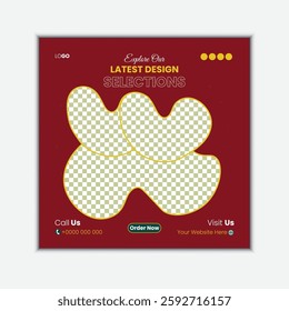New collection design for Eid social media design