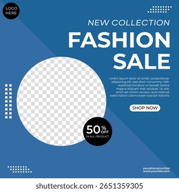 New Collection Fashion Sale Social Media Post Promotion
