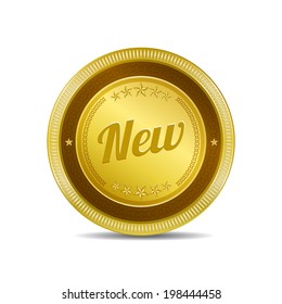 New Collection Glossy Shiny Circular Vector Button