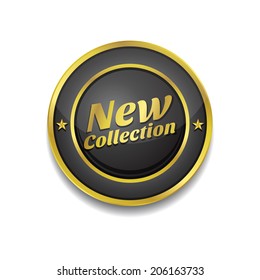 New Collection Glossy Shiny Circular Vector Button