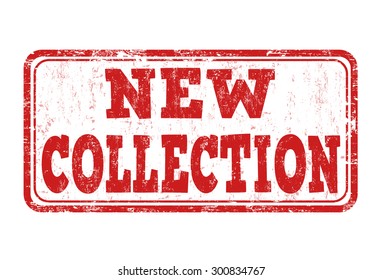 New Collection grunge rubber stamp on white background, vector illustration