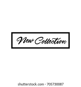 new collection hand lettering handmade calligraphy vector