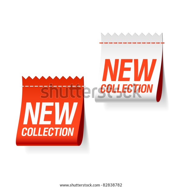 New Collection Labels Vector Stock Vector (Royalty Free) 82838782 ...