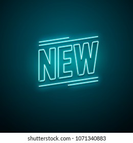 New Collection neon sign. Vector illustration.