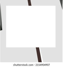 new collection photo frame photograph digital frame in square shape purple and white border sale