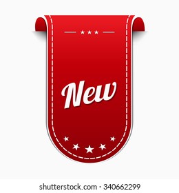 New Collection Red Vector Icon Design